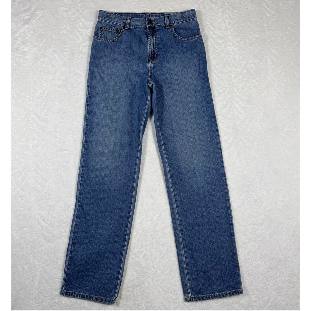 L.L Bean Kids‎ Boys Size 16 Blue Jeans Classic Straight Teens Adjustable Waist